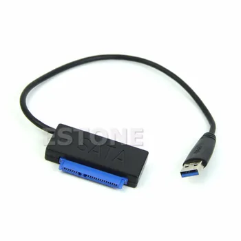 USB 3.0 NOU pentru Cablu Sata 22 Pin 7+15pin HDD Hard Disk Driver Adaptor Convertor