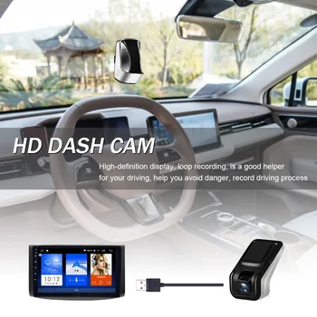 Dvr Bord Cam 1080P Dash Camera Auto USB DVR ADAS Dashcam Android Recorder Mașină Camara Noaptea Versiune Auto Recorder