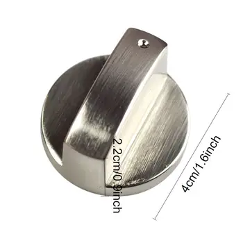 8 BUC 6mm Metal Argint Aragaz Aragaz Butoane Adaptor Cuptor Comutator Suprafață de Gătit Control Blochează Vase Piese de schimb