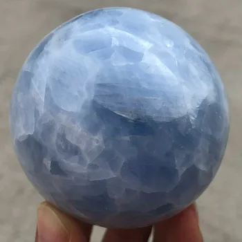 60-68mm Naturale Albastru Celestite Sfera de Cuart Cristal de Vindecare