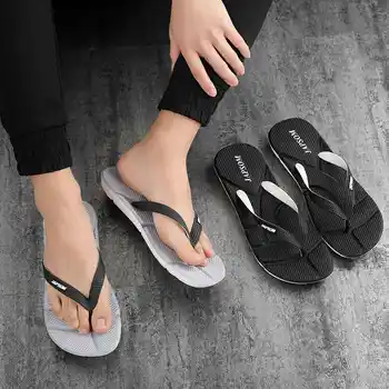 Pantofi pentru bărbați de Masaj Moale Papuci Bărbați în aer liber, Plajă șlapi de Vară Clește Om Casual Pantofi Barbati Confortabil Acasă Chanclas C27
