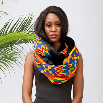 Africa de Moda eșarfă de bumbac, ceara de Imprimare eșarfă pentru femei și bărbați Nigerian kente de iarnă eșarfă eșarfă cald