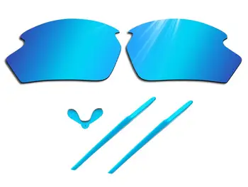 Glintbay Precise-Fit Blue Lentile de Înlocuire și Cerul Albastru de Cauciuc kit pentru Rudy Project Rydon (SN79 NUMAI) ochelari de Soare