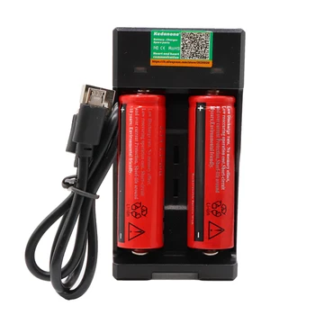 Original 3.7 V 4200mAh 18650 baterie Litiu-ion Baterie Reîncărcabilă Pentru lanterna Lanterna de e-țigară și încărcător USB