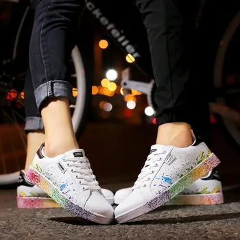 2019 Nouă Reducere Prcie Bărbați și Femei Plat Pantofi Casual Pantofi Casual în aer liber Seankers Sport Runningshoes