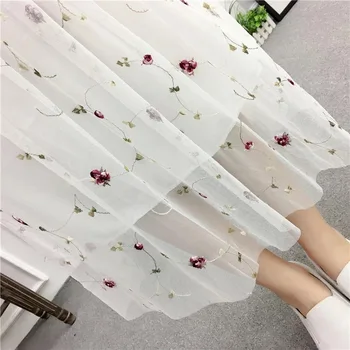 2018 broderii Vintage midi Maxi Fuste Lungi pentru Femei floral Boho Vara plus dimensiune a ochiurilor de plasă Vestidos Tul Fusta tutu Femei de Îmbrăcăminte