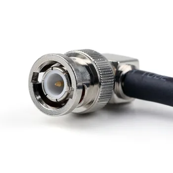 Areyourshop Cablu RG58 BNC Male Plug Unghi Drept BNC Jack Bulkhead Coaxial Coadă 20CM 50CM 100CM en-Gros de Sârmă de Cablu