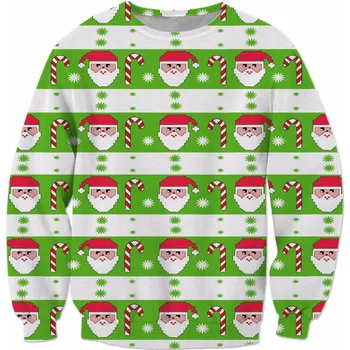 YX FATA 2018 Noua Moda Tricou maneca Lunga stil de Crăciun creative de design de Imprimare 3d Bărbați Femei pulover Casual