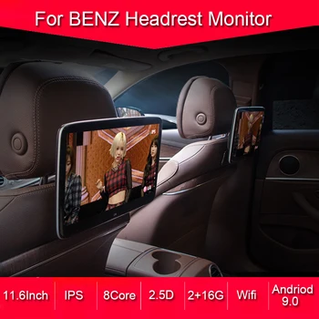11.6 inch Masina din Spate Sistem de Divertisment pentru Mercedes Benz Andriod 9.0 auto tetiera monitor 8 Core wifi video player bluetooth