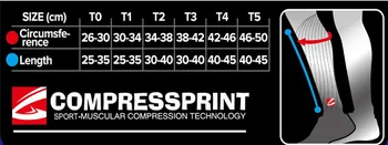 Compressprint Compresie sport Funcție de Rulare Sport Ciclism Încălzit de Picior Bărbați și Femei Pentru Înot Jogging Terenul de Sport