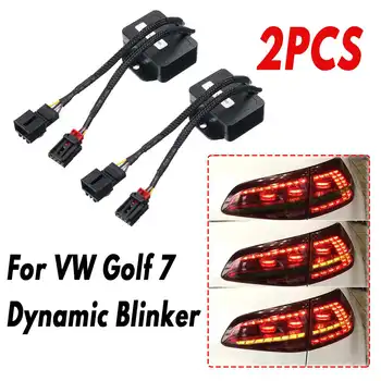 2 buc L/R Dinamic de Semnalizare Stopuri Semnalizare LED Spate semnalizator Modul de Sârmă de Cablu Pentru VW Golf 7 2012-2018
