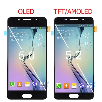 Original AMOLED Pentru Samsung Galaxy A5 2016 LCD Display Cu Rama 5.2