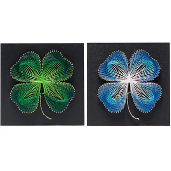 12x12 Inch String Art Norocos Flori Kituri de Acasă Decorare DIY Fir de Lichidare Desen pentru DIY Copii Incepatori Meserii