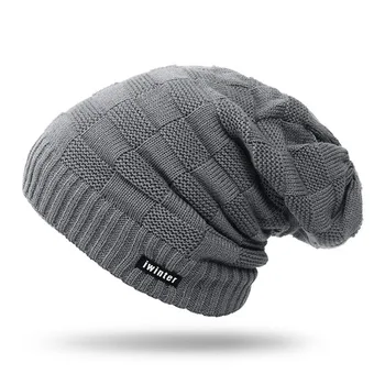 SDPRUS 1 BUC Iarnă Pălării de tricotat Capac Beanie Palarie Cald Cap Capace Confortabil lână Capac Bărbați Femei Sport Fleece Drumeții, alpinism, Snowboard