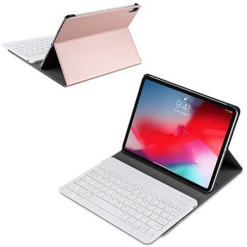 Pentru Noul iPad Pro 11 Caz Cu Bluetooth Wireless Keyboard 360 Full Capac de Protecție Smart din Piele PU Pentru iPad Pro 11 inch 2018