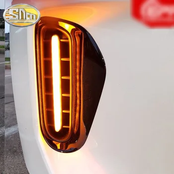 2 BUC Pentru Kia Stinger 2018 2019 2020 Galben de Semnalizare Impermeabil ABS Auto 12V LED DRL Daytime Running Light LED Lampă de Ceață