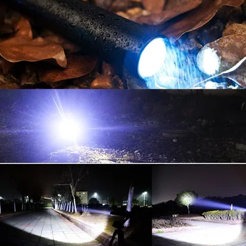 T20 Bâtă de Baseball Lanterna LED-uri Stick Lanterna pentru Ourdoor Camping de Urgență de Auto Apărare Sigură de Protecție Dropshipping lanterne