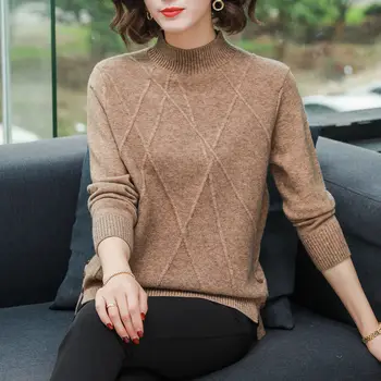 Fvpdd1 2019 nou toamna iarna femei de moda casual, cald, frumos Pulover guler pulover coreeană