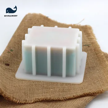 500ML Bucată de Săpun Mucegai Silicon Matrite Pâine forma de Cub a Face Săpun Manual consumabile Toos Flexibil Îndepărtarea Ușoară
