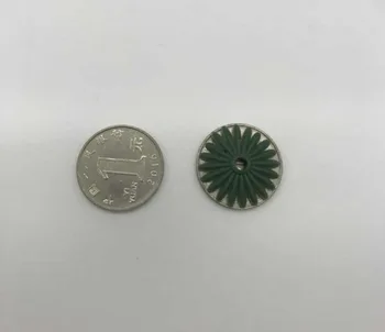 200g de 2,5 cm Artificiale din Plastic Verde Caliciu Castron de Bază Pentru Floarea Daisy Bujor Floare Crizantema Face DIY Accesorii Design-8