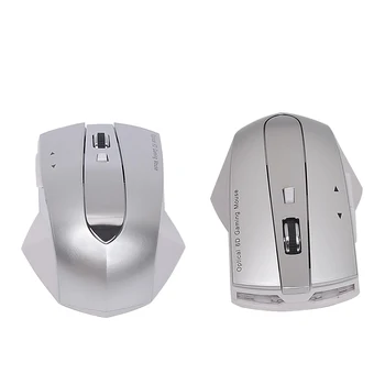 2.4 G Wireless Reîncărcabilă Mouse-ul Optic pentru Gaming 6D Mouse-ul cu 4 Porturi Hub USB Dock de Încărcare MG-011 Black&Silver
