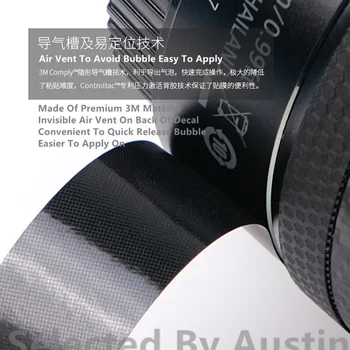 Obiectiv Decal Autocolant Pielii Pentru Fuji XF35mm F1.4 R Protector Anti-zero Strat de Folie de Acoperire Caz