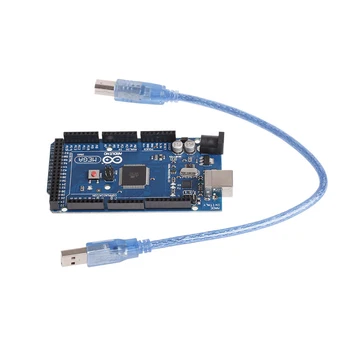 Mega 2560 R3 Mega2560 REV3 ATmega2560-16AU Bord+Cablu USB compatibil pentru arduino buna calitate la pret mic