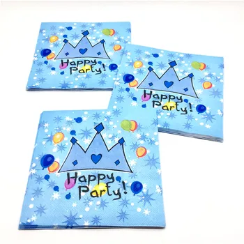 61Pcs\Mulțime Prințul Moștenitor Tema Decor Servetele Happy Birthday Party Cesti Copii Favoruri fata de Masa Baby Plăci Consumabile