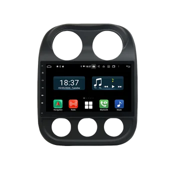 128GB Android Carplay 10 ecran Multimedia DVD Player pentru Jeep Compass WiFi Navigare GPS Auto Audio Stereo unitatea de Cap
