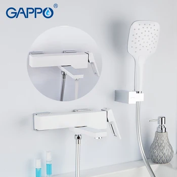 GAPPO duș robinete de alamă montat pe perete baie duș baie mixer precipitații duș, cadă de baie robinete de duș cu efect de cascadă robinet