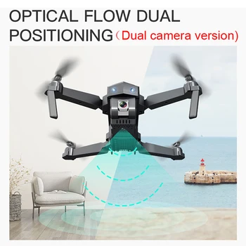 ZLL SG107 Mini Drona 4K WIFI FPV Singur aparat de Fotografiat Drone profesional Dual Camera fluxului optic 50X timp de zoom Quadcopter RC Dron