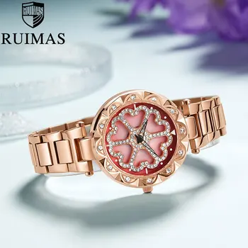 Top Brand de ceasuri de Lux de sex Feminin Fată Ceas de mână de Ziua Îndrăgostiților Prezent Ceas Femei Ceas de Afaceri Cuarț Impermeabil Ceasuri