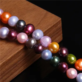 Un Grad Perle Naturale Reale de apă Dulce Pearl Margele Colorate de Cartofi Vrac Pearl Margele Pentru DIY Brățară Colier Bijuterii de Luare