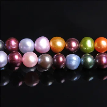 Un Grad Perle Naturale Reale de apă Dulce Pearl Margele Colorate de Cartofi Vrac Pearl Margele Pentru DIY Brățară Colier Bijuterii de Luare