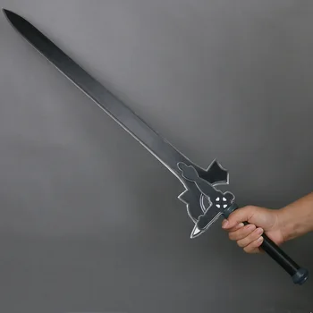 Sword Art Online Cosplay Kirito Sabie Arme De Recuzită Sao Cauciuc Elucidator Întuneric De Propulsie Katana Espada Knfie Armă De Jucărie Pentru Tineri