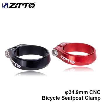 ZTTO CNC MTB Biciclete Rutier Seatpost Prindere 34.9 mm de Înaltă rezistență Seat Post Tub Fir Clip Clemă de blocare 31.8 MM Rosu Negru Piese de Bicicletă