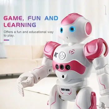 JJRC R2 Robot Gest de control/de Încărcare USB Robot Dans Cântând Roboți Inteligente jucarii pentru fete baieti cadouri de Craciun albastru/roz opțional