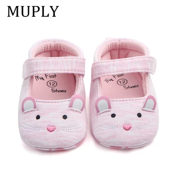 2020 Moda New Baby Pantofi Fete Baiat Primul Pietoni Mouse-ul Cat Talpă Moale Pantofi Nou-născut 0-18M Primul Copil de Pantofi Drăguț Copil