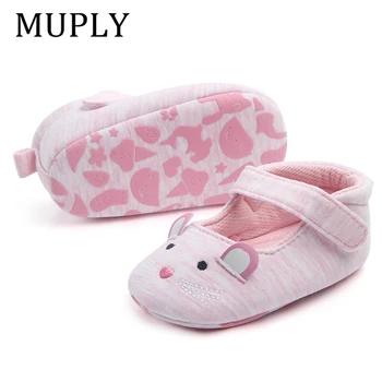 2020 Moda New Baby Pantofi Fete Baiat Primul Pietoni Mouse-ul Cat Talpă Moale Pantofi Nou-născut 0-18M Primul Copil de Pantofi Drăguț Copil