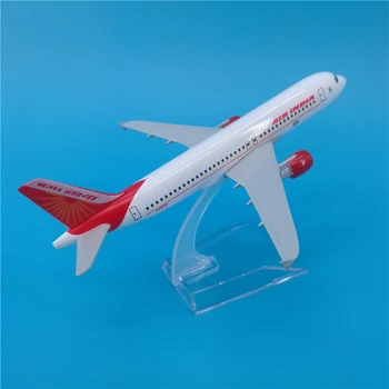 16cm Model de Avion Air India Airbus A320 Indian Airlines Simulare Metal turnat sub presiune din Aliaj de Avion Jucarii Copii