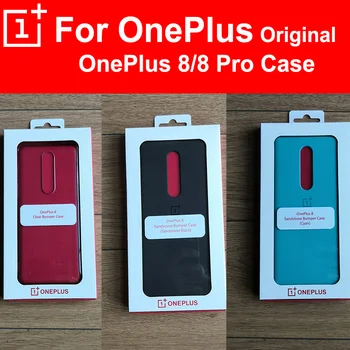 Caz De Telefon Pentru OnePlus 8 Pro Original Karbon Bara De Protecție Caz OnePlus 8 Nailon Karbon Caz Bara De Protecție Capac De Protecție Montate Caz