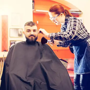 Coafură Pânză Salon Cape Frizer Profesionist Cape Cu Închiderea Snap Gât Duster Pentru Frizer Coafor Hairstylist Salon