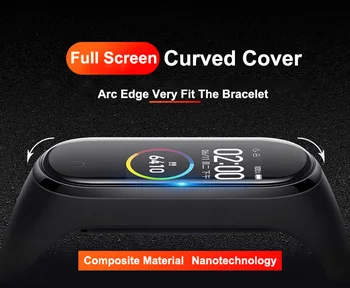 50Pcs/Pachet Folie de protectie Ecran Pentru Xiaomi Mi Band 5 4 Folie de Protectie Miband 5 4 Complet Capacul de Protecție a Ecranului Accesorii