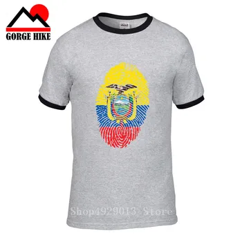 3D Ecuador Pavilion Amprenta Barbati tricou guler Rotund Fanii Nostalgie Ecuador Pavilion de Vară Stil de Fitness T-shirt Îmbrăcăminte de Top Tees