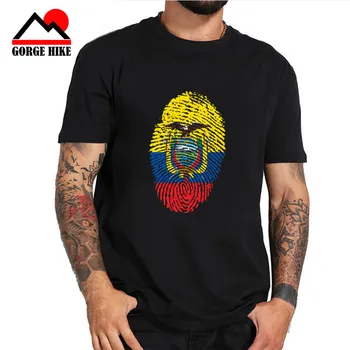 3D Ecuador Pavilion Amprenta Barbati tricou guler Rotund Fanii Nostalgie Ecuador Pavilion de Vară Stil de Fitness T-shirt Îmbrăcăminte de Top Tees