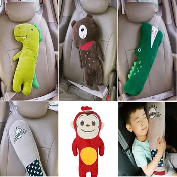 2019 Nou Coreea de vânzare fierbinte de desene animate minunat centura de scaun auto acoperă pad umăr jucării Mașină Centura de Siguranță a Proteja masina de styling Perna