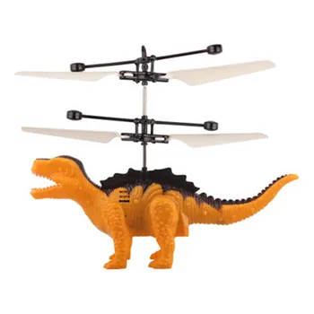 Electric Dinozaur Zburător Model De Jucărie Senzor Infraroșu Elicopter Flash Led-Uri De Iluminat De Încărcare Usb Mic De Suspendare A Dus Jucarii Copii
