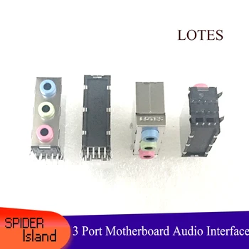 Original, Placa de baza Audio cu Interfata Audio Soclu cu Terminale de 3 port Pentru placa de Sunet 3-gaură suprafață 13Pin Conector Audio