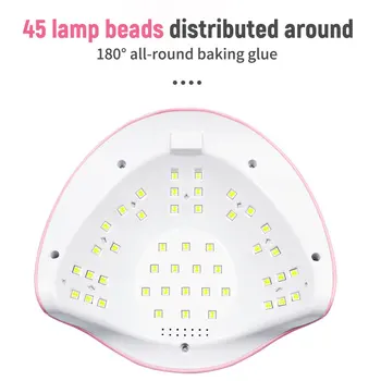 UV Lampa LED Manichiura Unghii Lămpi Uscător de Unghii pentru Intarire UV Gel Lac de Unghii Instrumente Cu Senzor Ecran LCD Pentru Manichiura