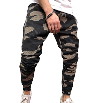 Moda pentru bărbați Pantaloni de Camuflaj Imprimate Creion Pantaloni pentru Bărbați Îmbrăcăminte Cordon de sex Masculin Pantaloni Sport Pantaloni de Cauzalitate Jogger